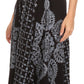 Sakkas Shana Batik Embroidered Handkerchief Hem Adjustable Halter Dress