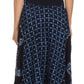 Sakkas Shana Batik Embroidered Handkerchief Hem Adjustable Halter Dress