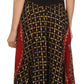 Sakkas Shana Batik Embroidered Handkerchief Hem Adjustable Halter Dress