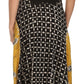 Sakkas Shana Batik Embroidered Handkerchief Hem Adjustable Halter Dress
