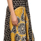 Sakkas Shana Batik Embroidered Handkerchief Hem Adjustable Halter Dress