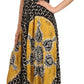 Sakkas Shana Batik Embroidered Handkerchief Hem Adjustable Halter Dress