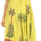 Sakkas Kai Palm Tree Caftan Tank Dress / Cover Up