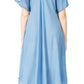 Sakkas Kai Palm Tree Caftan Tank Dress / Cover Up