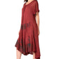 Sakkas Kai Palm Tree Caftan Tank Dress / Cover Up