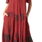 Sakkas Kai Palm Tree Caftan Tank Dress / Cover Up