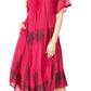 Sakkas Kai Palm Tree Caftan Tank Dress / Cover Up