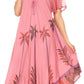 Sakkas Kai Palm Tree Caftan Tank Dress / Cover Up