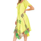 Sakkas Kai Palm Tree Caftan Tank Dress / Cover Up