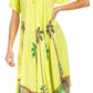 Sakkas Kai Palm Tree Caftan Tank Dress / Cover Up
