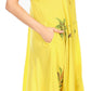 Sakkas Kai Palm Tree Caftan Tank Dress / Cover Up