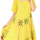 Sakkas Kai Palm Tree Caftan Tank Dress / Cover Up