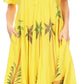 Sakkas Kai Palm Tree Caftan Tank Dress / Cover Up