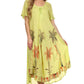 Sakkas Kai Palm Tree Caftan Tank Dress / Cover Up