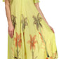 Sakkas Kai Palm Tree Caftan Tank Dress / Cover Up