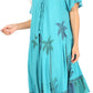 Sakkas Kai Palm Tree Caftan Tank Dress / Cover Up
