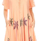 Sakkas Kai Palm Tree Caftan Tank Dress / Cover Up