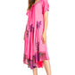 Sakkas Kai Palm Tree Caftan Tank Dress / Cover Up