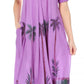 Sakkas Kai Palm Tree Caftan Tank Dress / Cover Up