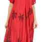 Sakkas Kai Palm Tree Caftan Tank Dress / Cover Up