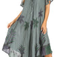 Sakkas Kai Palm Tree Caftan Tank Dress / Cover Up