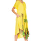 Sakkas Kai Palm Tree Caftan Tank Dress / Cover Up