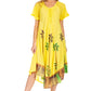 Sakkas Kai Palm Tree Caftan Tank Dress / Cover Up