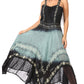 Sakkas Shauna Women's Adjustable Sleeveless Maxi Dress for Casual Summer Wear with Corset Design