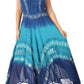 Sakkas Shauna Women's Adjustable Sleeveless Maxi Dress for Casual Summer Wear with Corset Design