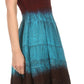 Sakkas Balayga Ombre Tie Dye Batik Adjustable Ruffle Tank Top Sleeveless Dress