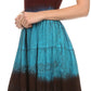 Sakkas Balayga Ombre Tie Dye Batik Adjustable Ruffle Tank Top Sleeveless Dress