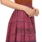 Sakkas Balayga Ombre Tie Dye Batik Adjustable Ruffle Tank Top Sleeveless Dress