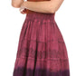 Sakkas Balayga Ombre Tie Dye Batik Adjustable Ruffle Tank Top Sleeveless Dress