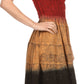 Sakkas Balayga Ombre Tie Dye Batik Adjustable Ruffle Tank Top Sleeveless Dress