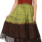 Sakkas Balayga Ombre Tie Dye Batik Adjustable Ruffle Tank Top Sleeveless Dress
