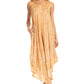 Sakkas Kara Long Draped Sleeveless Marbled Caftan Dress / Cover Up