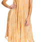 Sakkas Kara Long Draped Sleeveless Marbled Caftan Dress / Cover Up