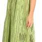 Sakkas Kara Long Draped Sleeveless Marbled Caftan Dress / Cover Up
