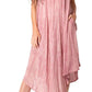 Sakkas Kara Long Draped Sleeveless Marbled Caftan Dress / Cover Up