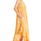 Sakkas Kara Long Draped Sleeveless Marbled Caftan Dress / Cover Up
