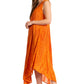 Sakkas Kara Long Draped Sleeveless Marbled Caftan Dress / Cover Up