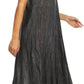 Sakkas Faye Cap Sleeved Cotton Caftan Cover Up Dress