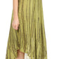 Sakkas Faye Cap Sleeved Cotton Caftan Cover Up Dress