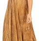 Sakkas Faye Cap Sleeved Cotton Caftan Cover Up Dress