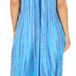 Sakkas Faye Cap Sleeved Cotton Caftan Cover Up Dress