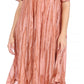 Sakkas Faye Cap Sleeved Cotton Caftan Cover Up Dress