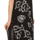 Sakkas Addilyn Embroidered Tank Top Split Neck Dress / Cover Up