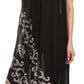 Sakkas Addilyn Embroidered Tank Top Split Neck Dress / Cover Up