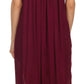 Sakkas Addilyn Embroidered Tank Top Split Neck Dress / Cover Up