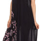 Sakkas Addilyn Embroidered Tank Top Split Neck Dress / Cover Up